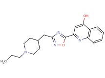 2-{3-[(1-propyl-4-piperidinyl)methyl]-1,2,4-oxadiazol-5-yl}-4-quinolinol
