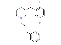 (2,5-difluorophenyl)[1-(3-phenylpropyl)-3-piperidinyl]methanone