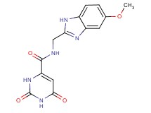 N-[(5-methoxy-1H-benzimidazol-2-yl)methyl]-2,6-dioxo-1,2,3,6-tetrahydropyrimidine-4-carboxamide