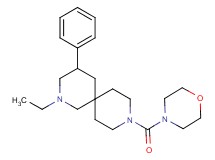 2-ethyl-9-(4-morpholinylcarbonyl)-4-phenyl-2,9-diazaspiro[5.5]undecane