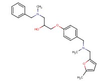 1-[benzyl(methyl)amino]-3-[4-({methyl[(5-methyl-2-furyl)methyl]amino}methyl)phenoxy]-2-propanol