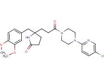 5-{3-[4-(5-chloro-2-pyridinyl)-1-piperazinyl]-3-oxopropyl}-5-(3,4-dimethoxybenzyl)-2-pyrrolidinone