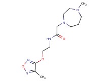2-(4-methyl-1,4-diazepan-1-yl)-N-{2-[(4-methyl-1,2,5-oxadiazol-3-yl)oxy]ethyl}acetamide