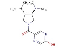 5-{[(3R*,4S*)-3-(dimethylamino)-4-isopropyl-1-pyrrolidinyl]carbonyl}-2-pyrazinol