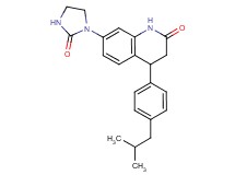 4-(4-isobutylphenyl)-7-(2-oxoimidazolidin-1-yl)-3,4-dihydroquinolin-2(1H)-one