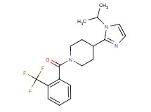 4-(1-isopropyl-1H-imidazol-2-yl)-1-[2-(trifluoromethyl)benzoyl]piperidine