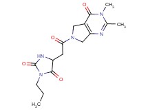5-[2-(2,3-dimethyl-4-oxo-3,4,5,7-tetrahydro-6H-pyrrolo[3,4-d]pyrimidin-6-yl)-2-oxoethyl]-3-propylimidazolidine-2,4-dione