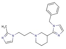 3-(1-benzyl-1H-imidazol-2-yl)-1-[3-(2-methyl-1H-imidazol-1-yl)propyl]piperidine