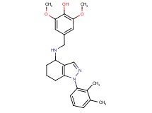 4-({[1-(2,3-dimethylphenyl)-4,5,6,7-tetrahydro-1H-indazol-4-yl]amino}methyl)-2,6-dimethoxyphenol