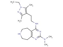 N~4~-[2-(1-ethyl-3,5-dimethyl-1H-pyrazol-4-yl)ethyl]-N~2~,N~2~-dimethyl-6,7,8,9-tetrahydro-5H-pyrimido[4,5-d]azepine-2,4-diamine