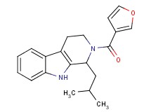 2-(3-furoyl)-1-isobutyl-2,3,4,9-tetrahydro-1H-beta-carboline