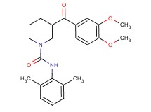 3-(3,4-dimethoxybenzoyl)-N-(2,6-dimethylphenyl)-1-piperidinecarboxamide