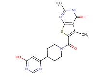 6-{[4-(6-hydroxypyrimidin-4-yl)piperidin-1-yl]carbonyl}-2,5-dimethylthieno[2,3-d]pyrimidin-4(3H)-one