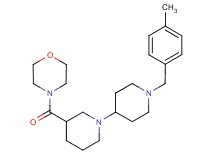 1'-(4-methylbenzyl)-3-(morpholin-4-ylcarbonyl)-1,4'-bipiperidine