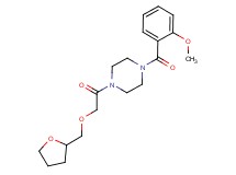 1-(2-methoxybenzoyl)-4-[(tetrahydro-2-furanylmethoxy)acetyl]piperazine