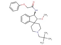 N-[(2R*,3R*)-1'-(2,2-dimethylpropyl)-2-methoxy-2,3-dihydrospiro[indene-1,4'-piperidin]-3-yl]-2-phenoxyacetamide