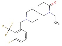 2-ethyl-9-[3-fluoro-2-(trifluoromethyl)benzyl]-2,9-diazaspiro[5.5]undecan-3-one