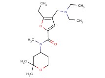 4-[(diethylamino)methyl]-N-(2,2-dimethyltetrahydro-2H-pyran-4-yl)-5-ethyl-N-methyl-2-furamide
