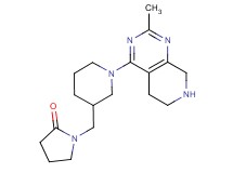 1-{[1-(2-methyl-5,6,7,8-tetrahydropyrido[3,4-d]pyrimidin-4-yl)piperidin-3-yl]methyl}pyrrolidin-2-one