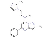 N,2-dimethyl-N-[2-(2-methyl-1H-imidazol-1-yl)ethyl]-5-phenylpyrazolo[1,5-a]pyrimidin-7-amine