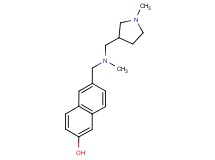6-({methyl[(1-methylpyrrolidin-3-yl)methyl]amino}methyl)-2-naphthol