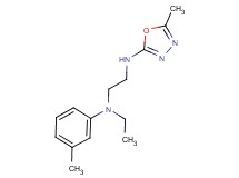 N-ethyl-N'-(5-methyl-1,3,4-oxadiazol-2-yl)-N-(3-methylphenyl)ethane-1,2-diamine