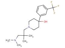 1-[3-(dimethylamino)-2,2-dimethylpropyl]-4-[3-(trifluoromethyl)phenyl]-4-piperidinol