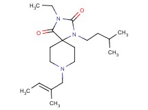 3-ethyl-8-[(2E)-2-methyl-2-buten-1-yl]-1-(3-methylbutyl)-1,3,8-triazaspiro[4.5]decane-2,4-dione