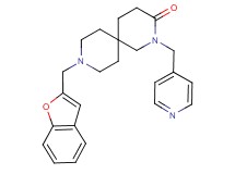 9-(1-benzofuran-2-ylmethyl)-2-(pyridin-4-ylmethyl)-2,9-diazaspiro[5.5]undecan-3-one