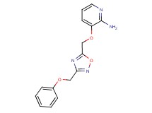 3-{[3-(phenoxymethyl)-1,2,4-oxadiazol-5-yl]methoxy}-2-pyridinamine
