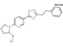 ((2S)-1-{5-[3-(2-phenylethyl)-1,2,4-oxadiazol-5-yl]-2-pyridinyl}-2-pyrrolidinyl)methanol