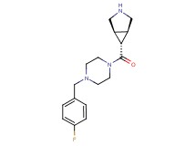 (1R*,5S*,6r)-6-{[4-(4-fluorobenzyl)piperazin-1-yl]carbonyl}-3-azabicyclo[3.1.0]hexane
