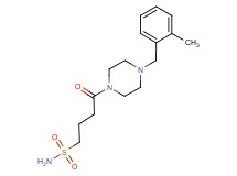4-[4-(2-methylbenzyl)-1-piperazinyl]-4-oxo-1-butanesulfonamide