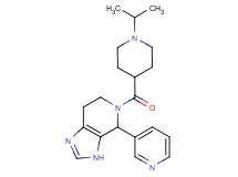 5-[(1-isopropylpiperidin-4-yl)carbonyl]-4-pyridin-3-yl-4,5,6,7-tetrahydro-3H-imidazo[4,5-c]pyridine