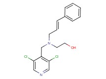 2-{[(3,5-dichloropyridin-4-yl)methyl][(2E)-3-phenylprop-2-en-1-yl]amino}ethanol