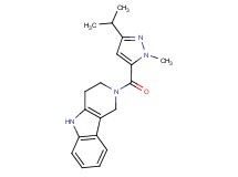 2-[(3-isopropyl-1-methyl-1H-pyrazol-5-yl)carbonyl]-2,3,4,5-tetrahydro-1H-pyrido[4,3-b]indole