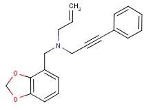 N-(1,3-benzodioxol-4-ylmethyl)-N-(3-phenylprop-2-yn-1-yl)prop-2-en-1-amine