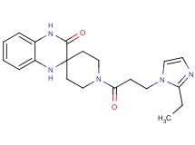 1-[3-(2-ethyl-1H-imidazol-1-yl)propanoyl]-1',4'-dihydro-3'H-spiro[piperidine-4,2'-quinoxalin]-3'-one