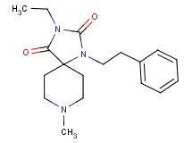 3-ethyl-8-methyl-1-(2-phenylethyl)-1,3,8-triazaspiro[4.5]decane-2,4-dione