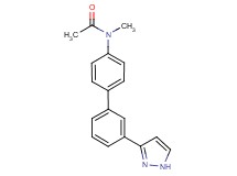 N-methyl-N-[3'-(1H-pyrazol-3-yl)-4-biphenylyl]acetamide