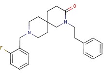 9-(2-fluorobenzyl)-2-(2-phenylethyl)-2,9-diazaspiro[5.5]undecan-3-one