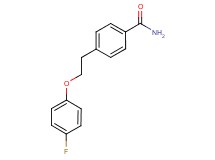 4-[2-(4-fluorophenoxy)ethyl]benzamide