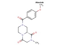 (9aR)-8-(4-methoxybenzoyl)-2-methyltetrahydro-2H-pyrazino[1,2-a]pyrazine-1,4(3H,6H)-dione
