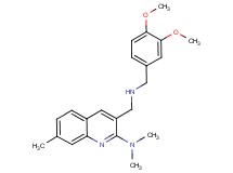 3-{[(3,4-dimethoxybenzyl)amino]methyl}-N,N,7-trimethyl-2-quinolinamine