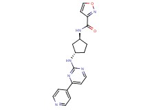 N-((1S*,3S*)-3-{[4-(4-pyridinyl)-2-pyrimidinyl]amino}cyclopentyl)-3-isoxazolecarboxamide