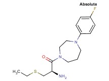 {(1R)-1-[(ethylthio)methyl]-2-[4-(4-fluorophenyl)-1,4-diazepan-1-yl]-2-oxoethyl}amine dihydrochloride