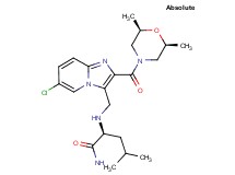N~2~-[(6-chloro-2-{[(2R,6S)-2,6-dimethyl-4-morpholinyl]carbonyl}imidazo[1,2-a]pyridin-3-yl)methyl]-L-leucinamide