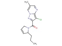 3-chloro-6-methyl-2-[(2-propyl-2,5-dihydro-1H-pyrrol-1-yl)carbonyl]pyrazolo[1,5-a]pyrimidine