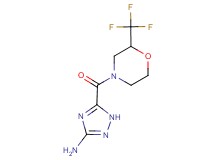5-{[2-(trifluoromethyl)morpholin-4-yl]carbonyl}-1H-1,2,4-triazol-3-amine