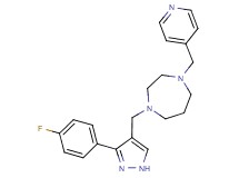 1-{[3-(4-fluorophenyl)-1H-pyrazol-4-yl]methyl}-4-(pyridin-4-ylmethyl)-1,4-diazepane